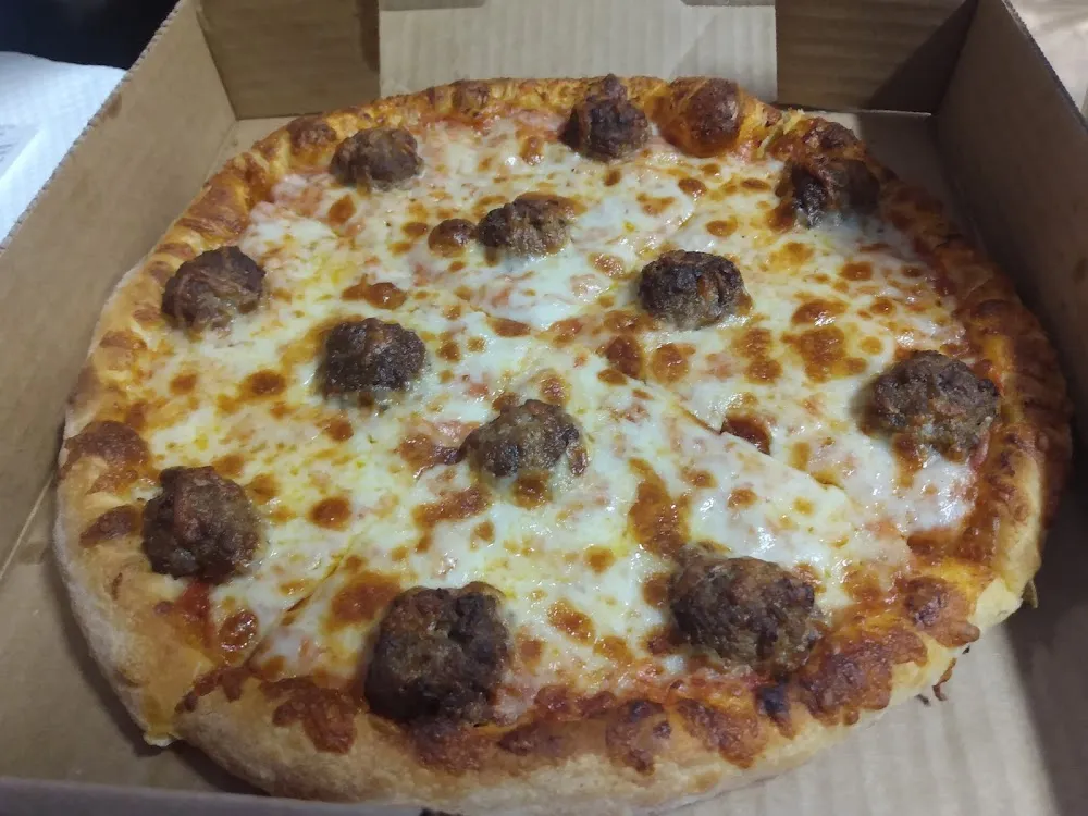 Meatball Pizza
